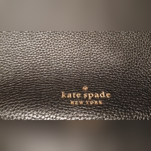 👜 Kate Spade Weston Hobo Shoulder Bag | Black Pebbled Leather | Gold Hardware - Picture 3 of 8